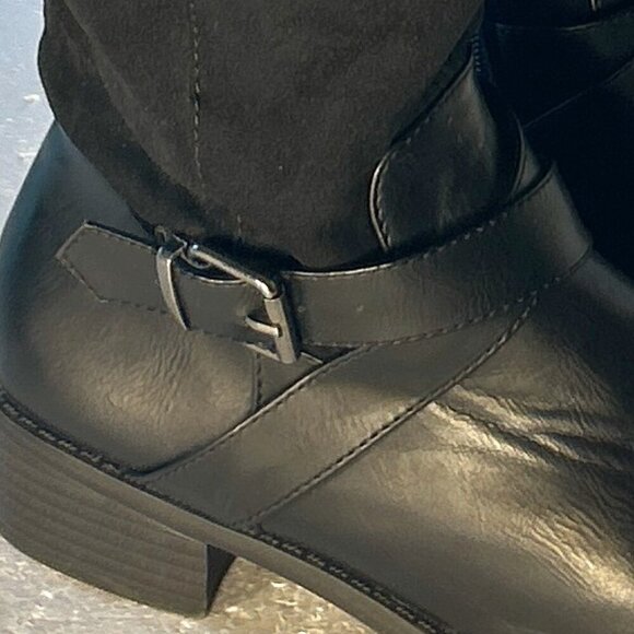 Rampage SZ 9W Ireena Knee High Wide Calf Riding Boot equestrian western moto - Picture 3 of 8